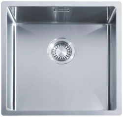 ABK Bingara 40fvi Edelstahlspüle 40x40cm flächenbündig unter- und oberflächenmontiert BIN40FVI