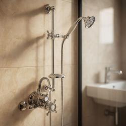 Huber Victorian Thermostat-Duschgarnitur Chrom 190R.VT01H.CR