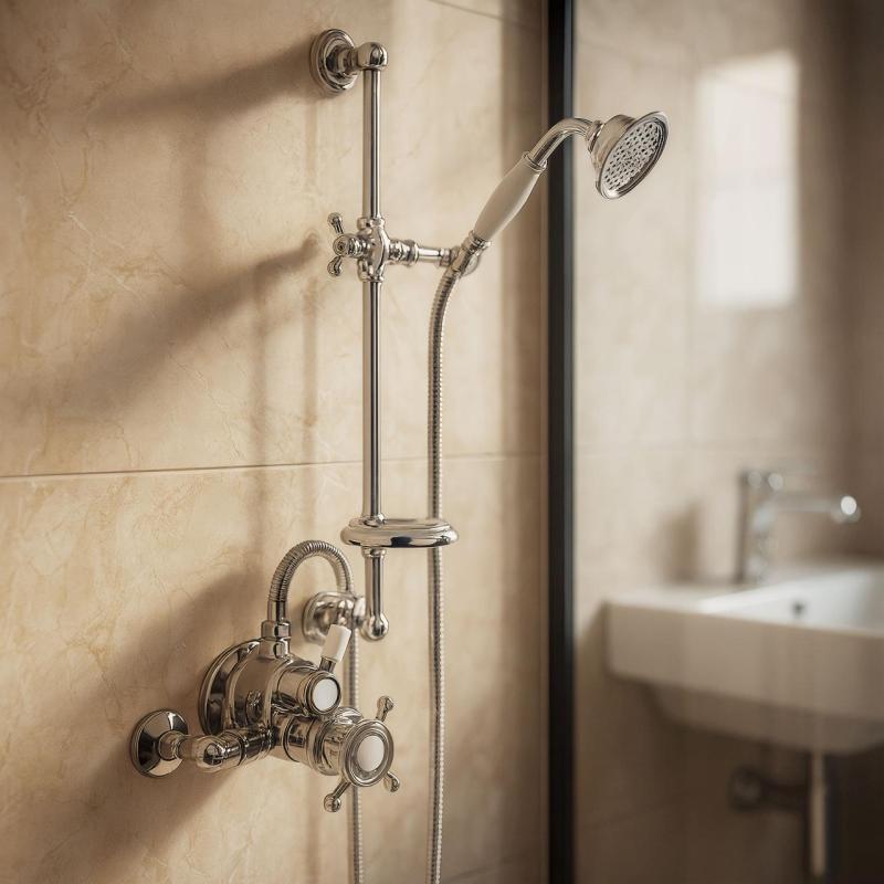 Huber Victorian Thermostat-Duschgarnitur Chrom 190R.VT01H.CR