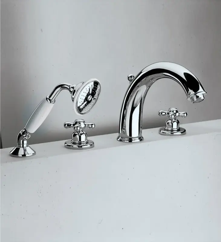 Huber Croisette 4-Loch-Wannenrandbatterie Thermostatisch Bronze CST7601027