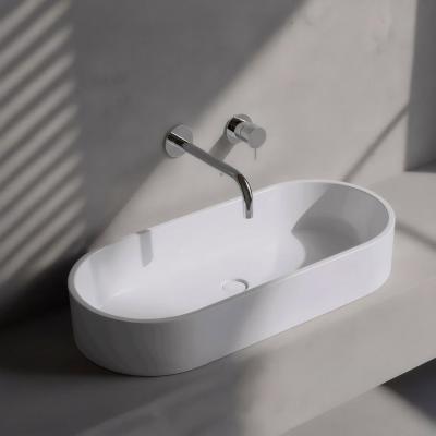 Waterevolution Flow Einbau-Waschtischarmatur Chrom mit Auslauf 25 cm T116B01-25