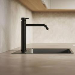Waterevolution Flow Küchenmischarmatur mattschwarz T150PR