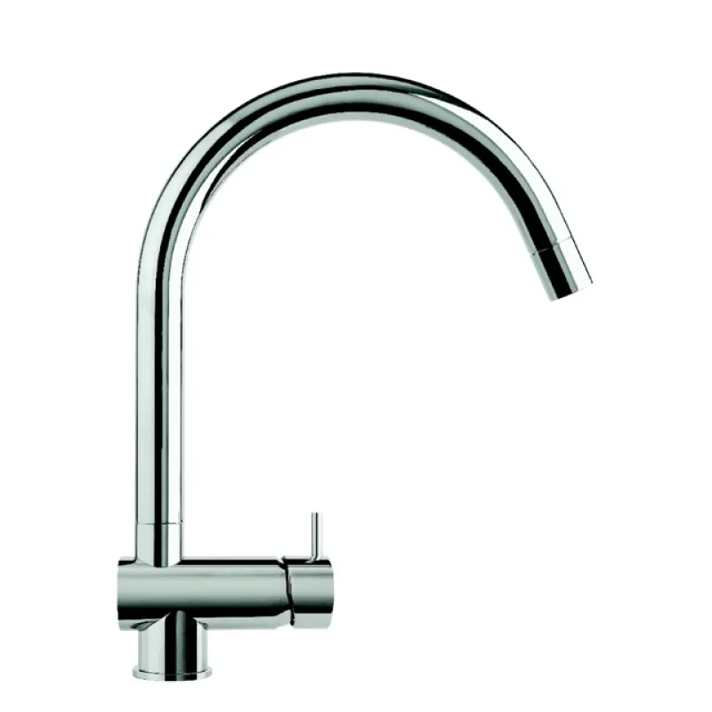 Waterevolution Flow Küchenmischarmatur Weiß matt mit ausziehbarem Auslauf T155BR