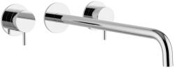 Waterevolution Flow 3-hole built-in sink faucet chrome with spout 25cm T1163F01-25