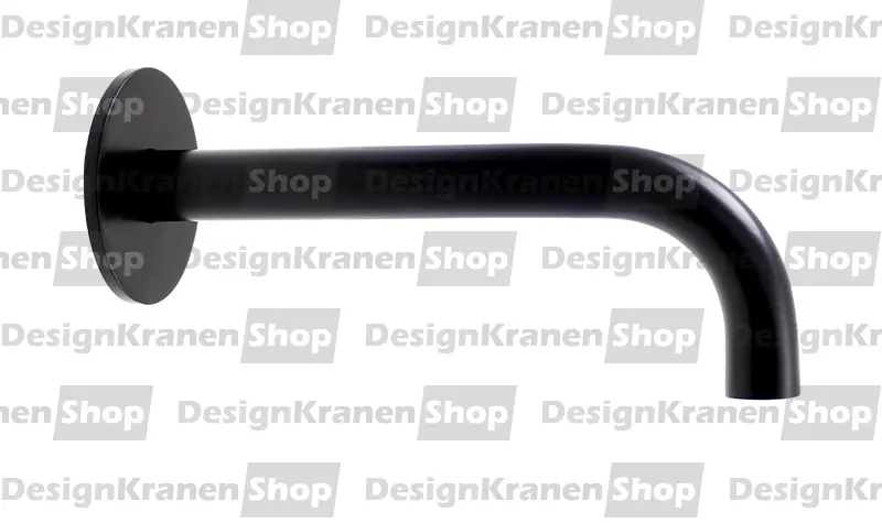 Waterevolution Flow Wannenauslauf 15cm matt Schwarz T1671-15PR