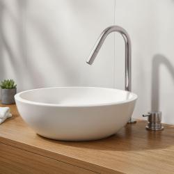 Waterevolution Flow 2-Loch Waschtischarmatur Chrom mit kleinem 120mm V-Auslauf T1121V01