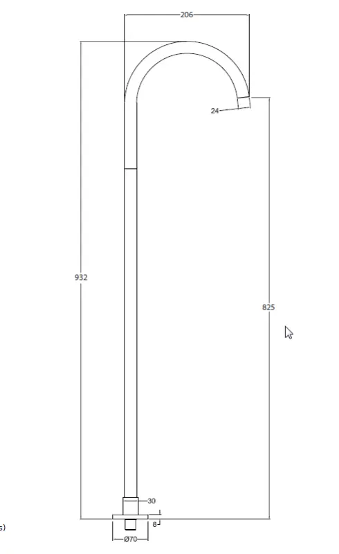 Waterevolution Flow freistehende Waschtischarmatur Auslauf matt weiß T1677BR