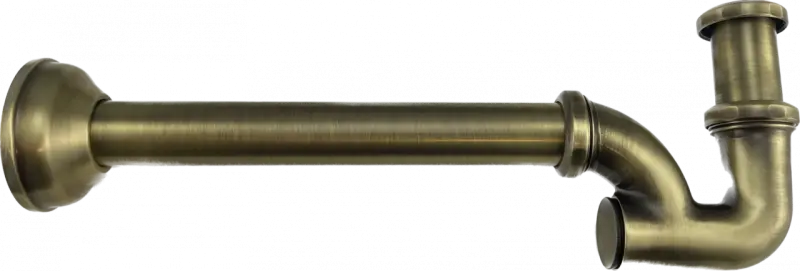 PB Unix classic Waschbecken-Siphon und Kaltwasser-Siphon, Metall Bronze 1208676672