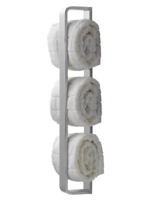 Waterevolution Deep vertikaler Handtuchhalter 40cm matt weiß A216BR