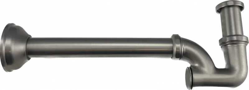 PB Unix classic Waschbecken-Siphon und Kaltwasser-Siphon, Metall Edelstahl 1208676932