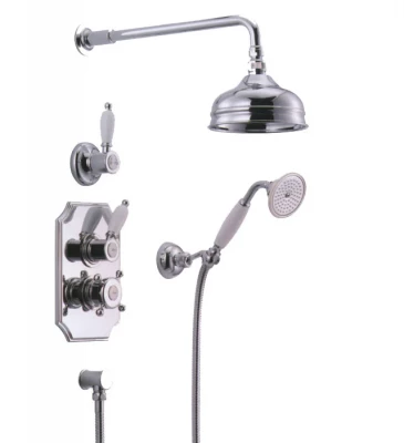 Huber Victorian Thermostat-Einbau-Duschgarnitur 30cm Regendusche Chrom 1208679132