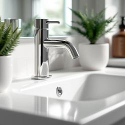 Waterevolution Flow Waschtischarmatur Chrom T1101A01