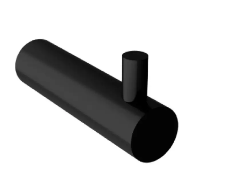 Waterevolution Flow Handtuchhaken mattschwarz A150PR