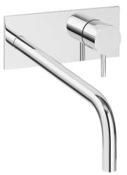 Waterevolution Flow Unterputz-Waschtischbatterie mit Abdeckplatte, Chrom, Auslauf 21cm T1161B01-21