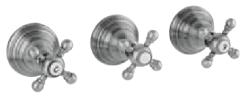 PB Classic 2-Wege Unterputz-Brausegarnitur mit Umstellung mit Sterngriffen Chrom 1208855362