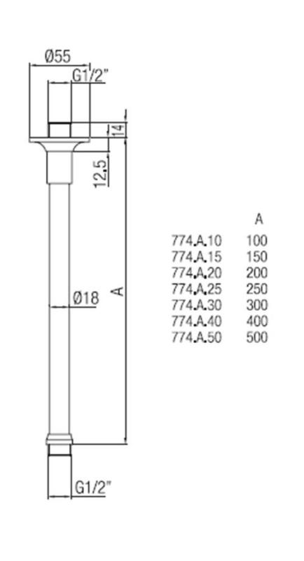 PB Classic Deckenduscharm Edelstahl 30cm 1208898962