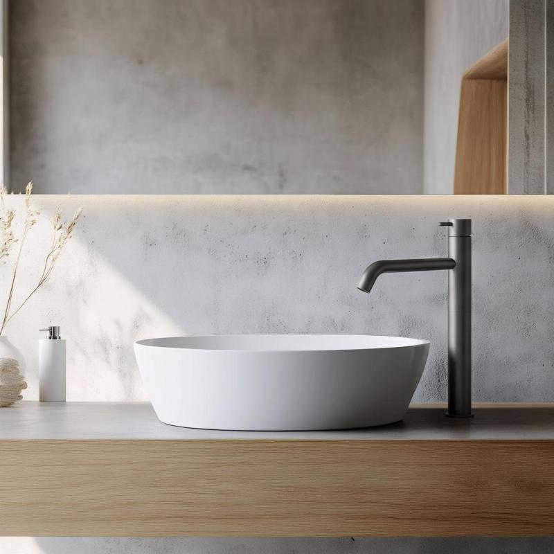 Waterevolution Flow Waschtischarmatur, PVD Gun Metal T115GME