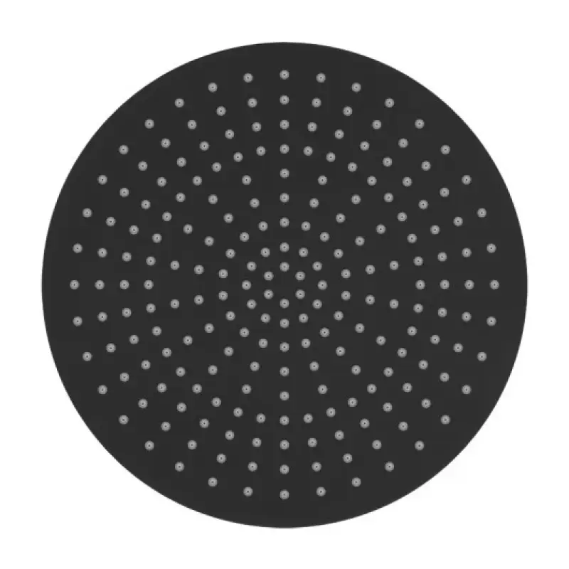 SB Rubinetterie Regendusche Eco Air wassersparende Kopfbrause 30 cm Metall Schwarz matt 1208946745