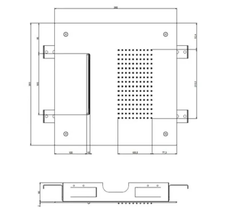SB Square 316 UEinbau-Regendusche  mit Wasserfall 38x38cm - Edelstahl 1208946994