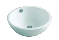 OUTLET Blusani Cera Keramik-Aufsatzwaschbecken 44 cm, glänzend weiß BC204503