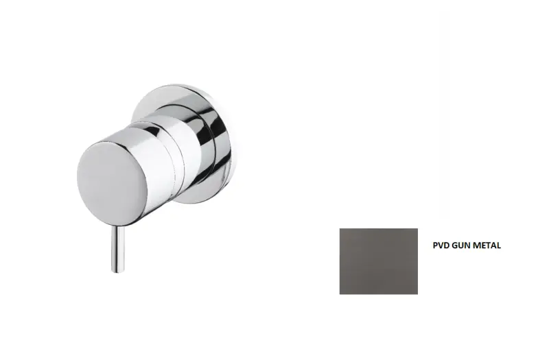 Waterevolution Flow Einbau-Mischbatterie PVD Gun Metal 1208952954