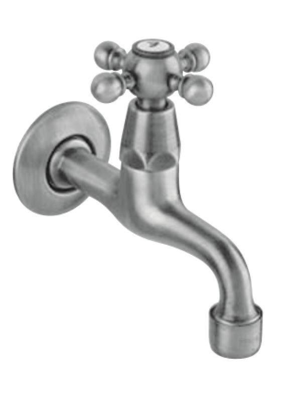 PB Classic Wand-Kaltwasserarmatur mit Sterngriff mattschwarz 1208952981