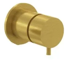 Waterevolution Flow Einbau-Mischbatterie aus gebürstetem Messing inkl. Einbauteil T11842LE