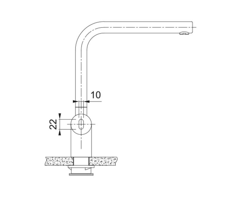 Franke Atlas Neo Sensor Küchenarmatur mit schwenkbarem Auslauf, Schwarz gebürstet 115.0625.525