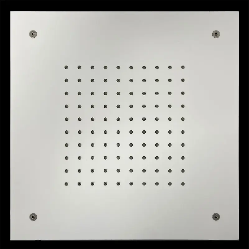 SB Rubinetterie quatratische Einbau-Regendusche für dieDecke, Duschkopf 50cm, Corian Weiß matt 1208954084