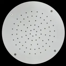 SB Rubinetterie runde Einbau Regendusche, Deckenbrause 25 cm, Corian Weiß matt 1208954085
