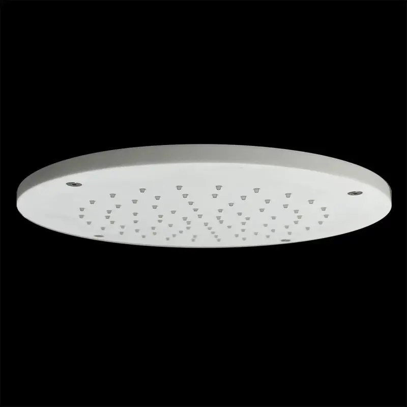 SB Rubinetterie runde Einbau-Regendusche, Deckenbrause 30 cm, Corian Weiß matt 1208954156