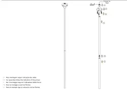 Waterevolution Flow Decken-Waschtischarmatur, Auslauf PVD gebürstetes Kupfer T1678CPE
