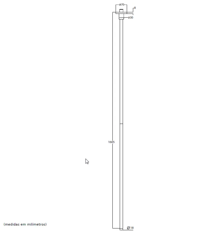 Waterevolution Flow Decken-Waschtischarmatur, Auslauf PVD Gun Metal T1678GME