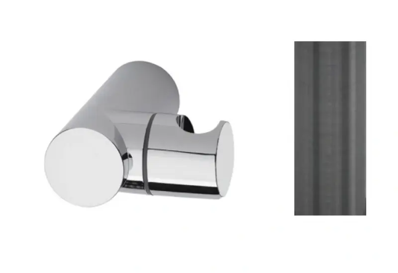 Waterevolution Flow verstellbarer Handbrausenhalter, GME Gun Metal T1623GME