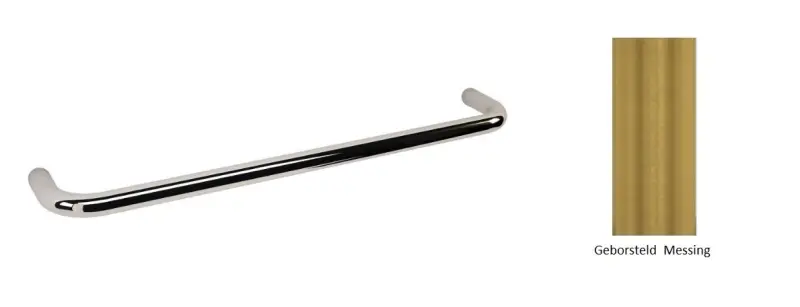 Waterevolution Flow Handtuchhalter 35cm gebürstetes Messing A111LE