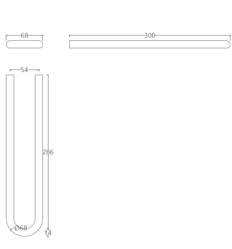 Waterevolution Flow Handtuchhalter PVD Gun Metal A115GME