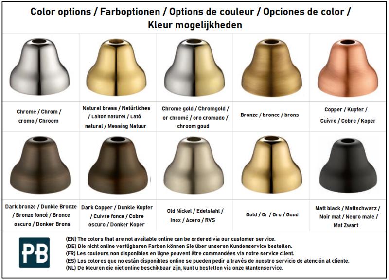 PB Nostalgic Unterputz-Duschset mit Thermostat und 2 Absperrventile - Handbrause - Regendusche 200mm - Chrom