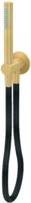 Waterevolution Flow Badgarnitur komplett mit Wandanschluss, vollständig PVD light gold T1621WGE