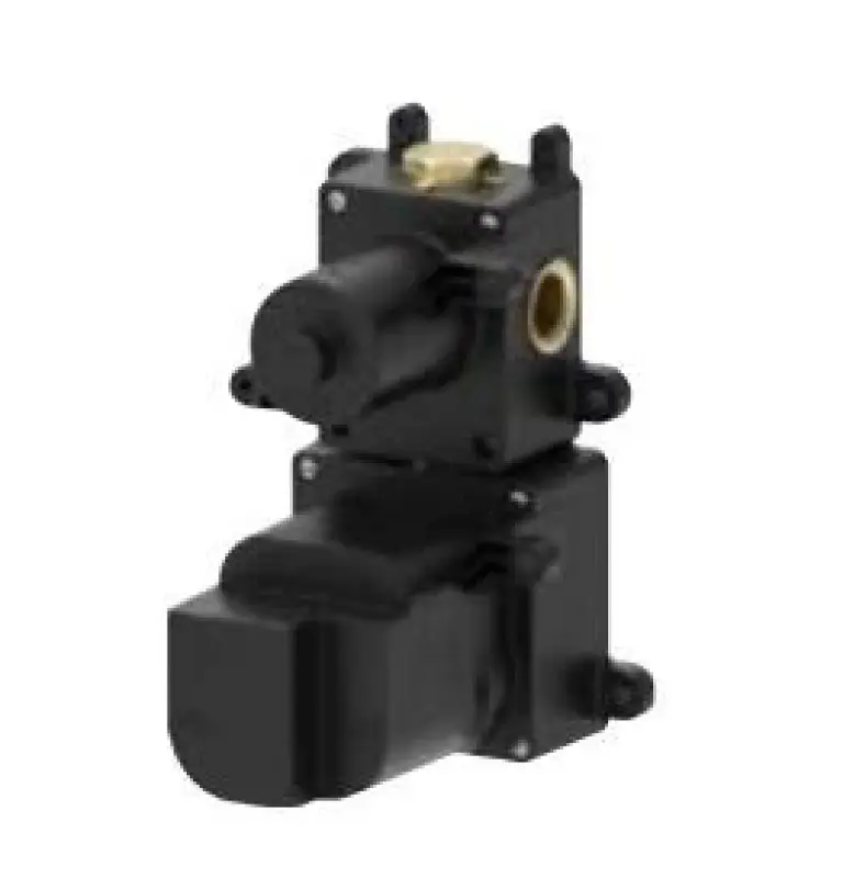 SB AESTHETICS Rund Unterputz-Thermostatarmatur mit 1 Ausgang / Absperrhahn Chrom 1208954897