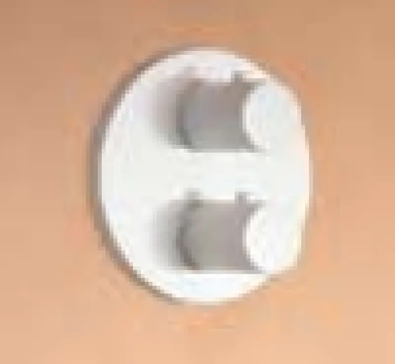 SB Universale Round Unterputz-Thermostatbatterie mit 2 Ausgängen Weiß matt 1208955165