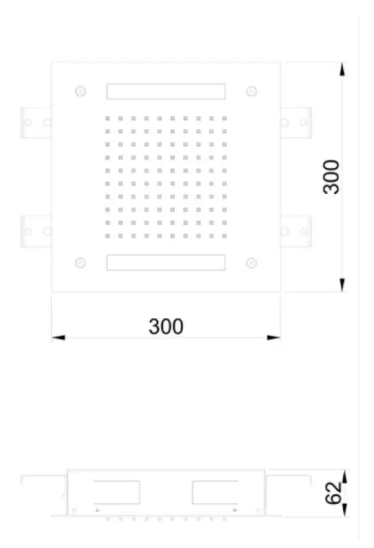 SB Easy Chromotherapy Einbau-Regendusche 30x30cm, PVD Gold 1208955431