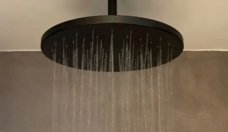 SB Round Messing Regendusche, Kopfbrause 30 cm Schwarz matt 1208955622