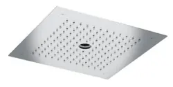 SB Icicle Temptation Deckeneinbau-Regendusche mit 2 Strahlen, 38x38cm komplett aus Edelstahl 1208955633