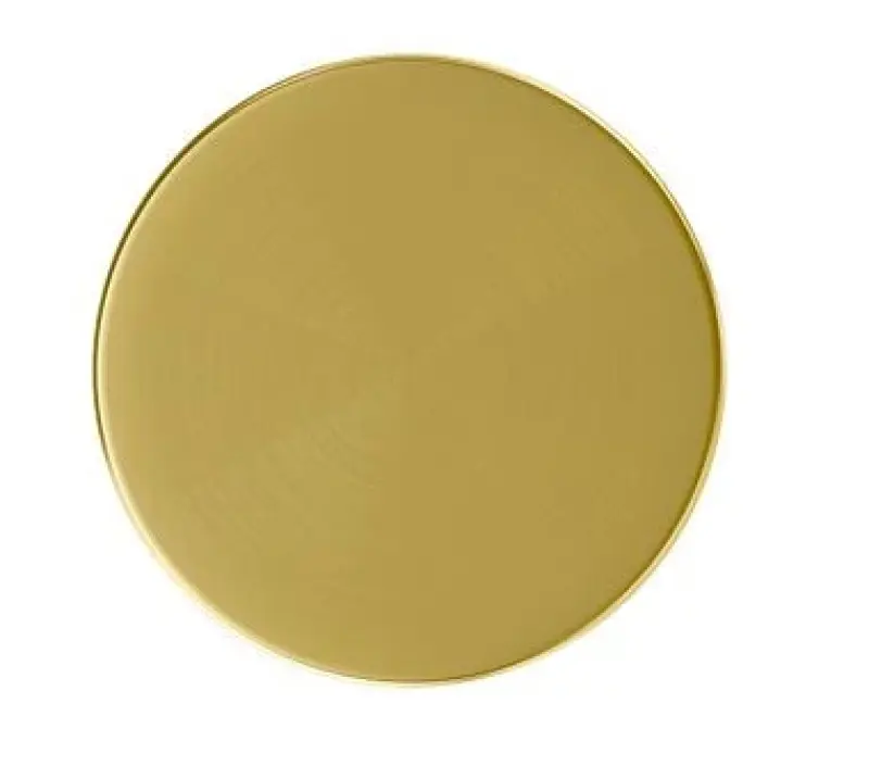 Quadri Abflussdeckel, Korbstecker-Kappe PVD Gold, Deckel für Spülbecken 11,5cm 1208956040