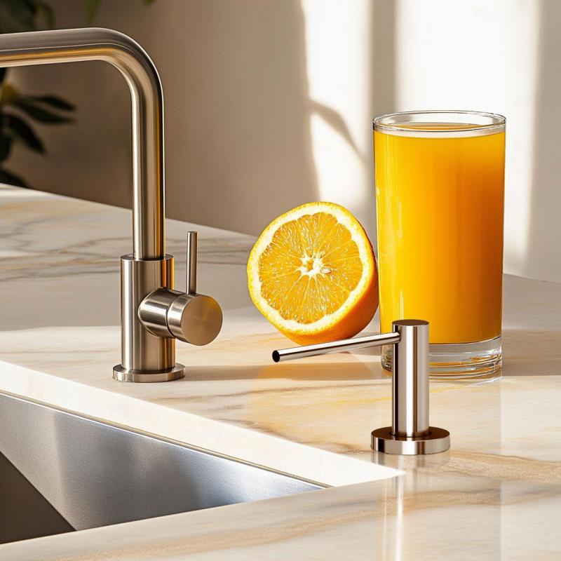 Quadri Swindon Luxe Einbau-Seifenspender Chrom von oben nachfüllbar 1208956049