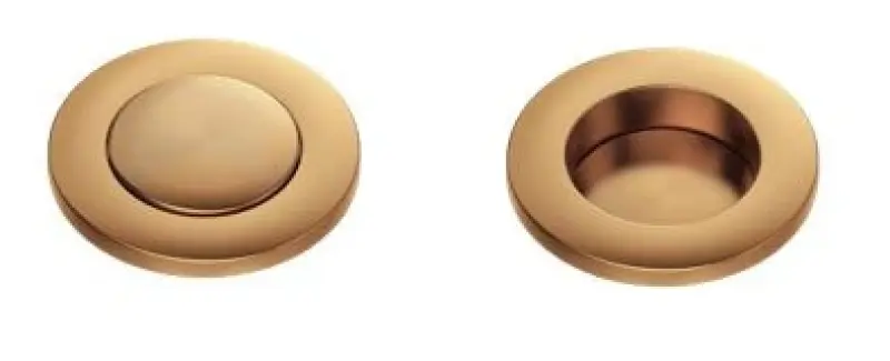 Quadri London Kupfer Ablaufgarnitur für Spüle inkl. Überlauf und push-to-open-Knopf Kupfer 1208956063