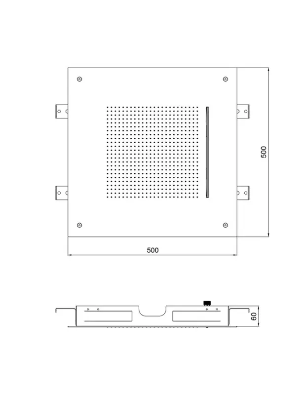 SB Square 316 Einbau-Regendusche Velvet Temptation und Wasserfall, Edelstahl 1208956748