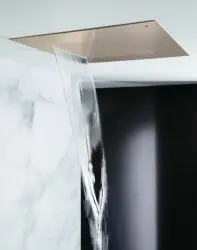 SB Square 316 Einbau-Regendusche Velvet Temptation und Wasserfall, gebürstetes PVD-Kupfer 1208956751