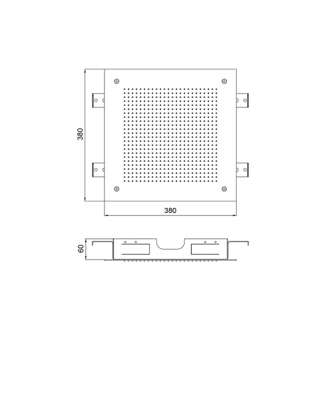 SB Square 316 Einbau-Regendusche Velvet Temptation, Weiß matt 1208956775