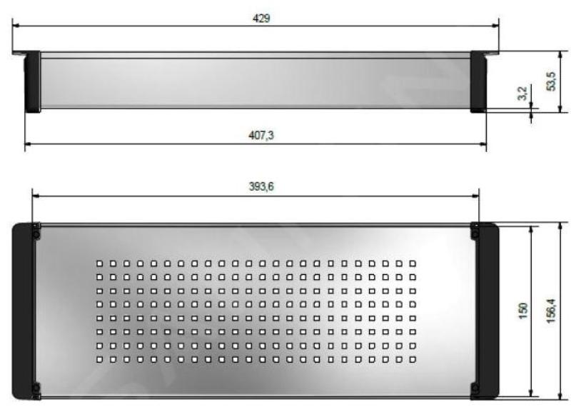 Franke Cube 2.0 Abtropfbecken Edelstahl 429x156mm limitiertes Modell 112.0394.981